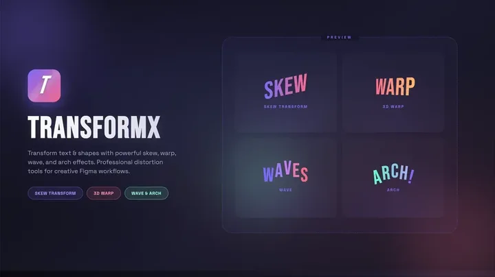 TransformX Elevates Figma with Precision Distortion Tools