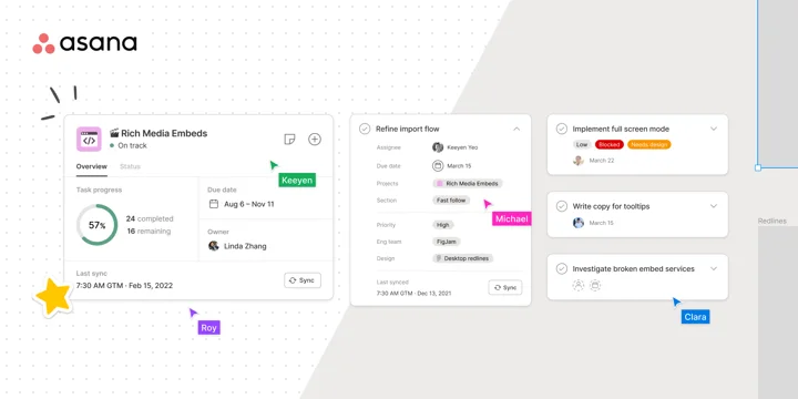 Figma’s Asana Plugin Keeps Teams in Sync