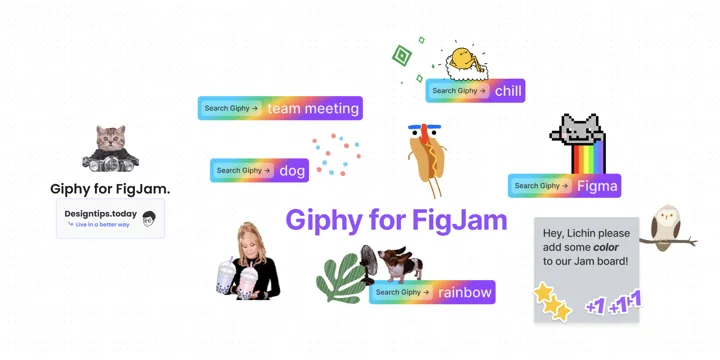 Giphy Stickers Adds Playful Flair to Figma Files