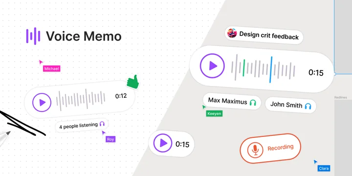 Voice Memo Delivers Quick Audio Feedback in Figma