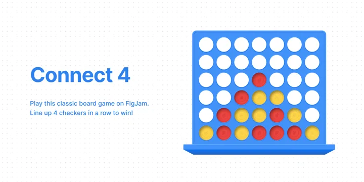 Connect 4 Turns Figma Into a Playful Strategy Arena