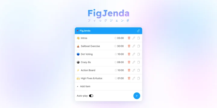 FigJenda Streamlines Workshop Agendas with Playful Precision