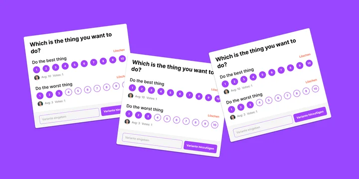 Survey Scale 1-10 Simplifies Quick Polls in Figma