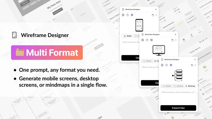 Wireframe Designer Speeds Up Brainstorming with Instant Mockups