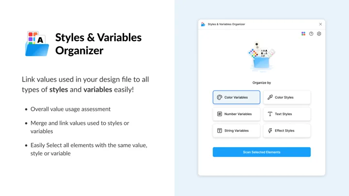 Styles & Variables Organizer Streamlines Design Token Chaos