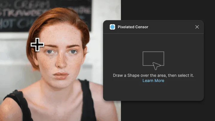 Pixelated Censor Simplifies Selective Blurring in Figma