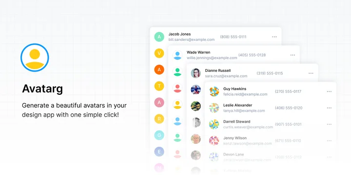 Avatarg Simplifies Prototype Personas in One Click