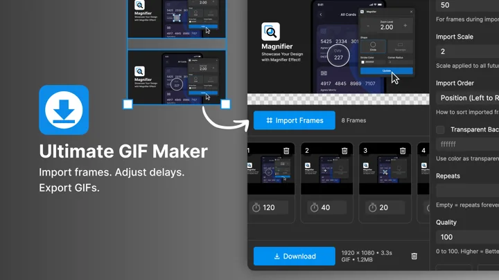 Ultimate GIF Maker Simplifies Figma Frame Animations