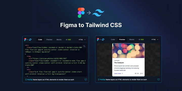 Figma to Tailwind CSS Converter Streamlines UI Development