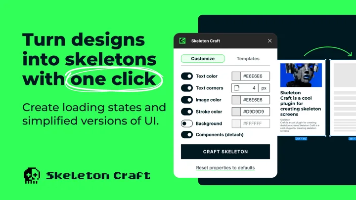 Figma’s Skeleton Craft Simplifies Loading Screens with Style