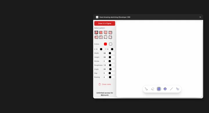 Hand Drawing Sketching Adds Organic Charm to Figma