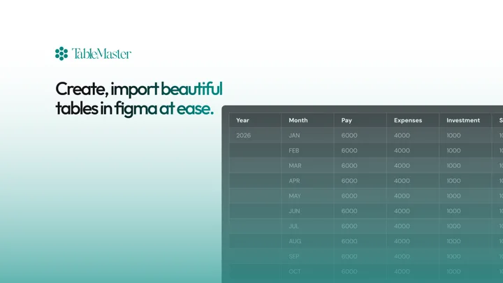 Table Creator Simplifies Excel-to-Figma Workflows