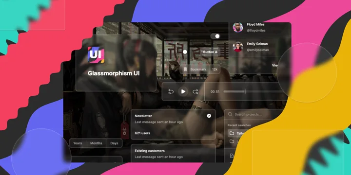 Glassmorphism Generator Delivers Sleek Frosted UI Effects