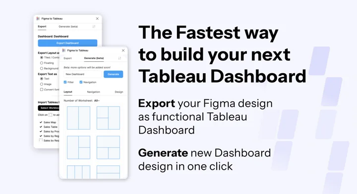 Figma to Tableau Skips the Rebuild for Faster Dashboards