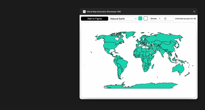 World Map Generator Unlocks Custom Cartography in Figma