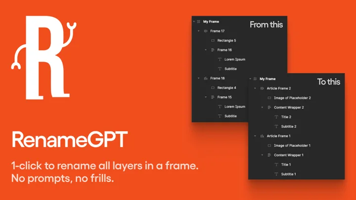 RenameGPT Smartens Up Figma Layer Chaos