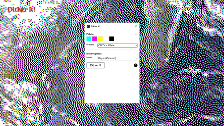 Dither It! Brings Retro Pixel Vibes to Figma