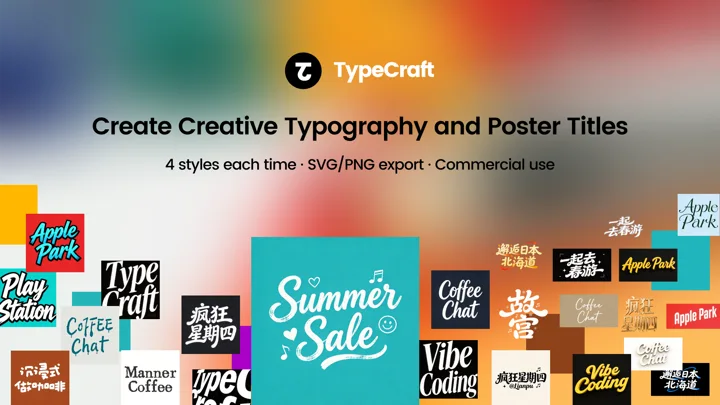 TypeCraft Accelerates AI-Powered Typography Exploration