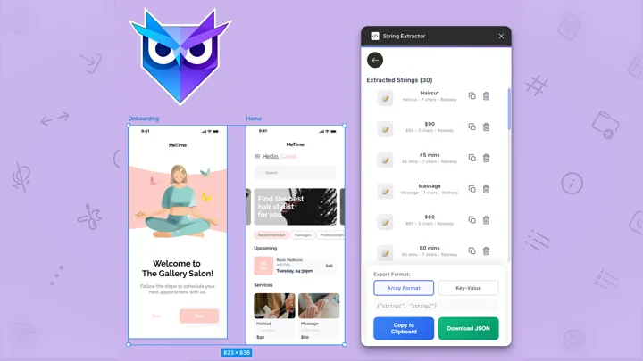 Figma’s Text & String Extractor Simplifies Developer Handoffs
