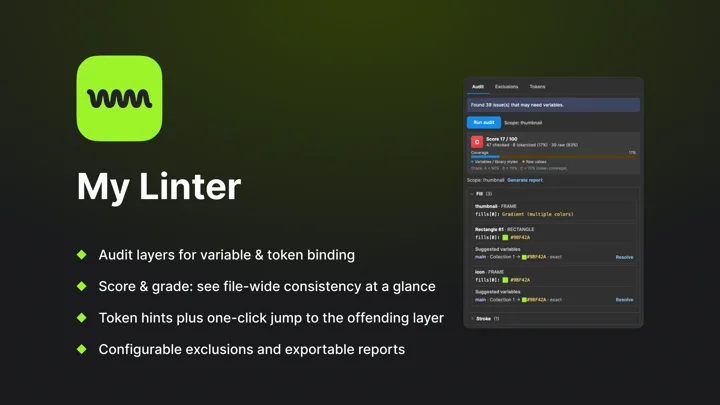 Figma’s My Linter Keeps Your Variables in Check