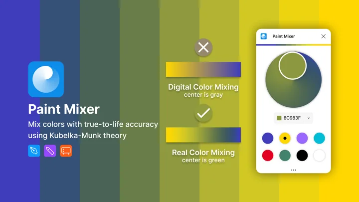 Paint Mixer Brings Real-World Color Blending to Figma