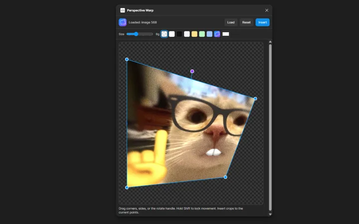 Perspective Warp Delivers Flexible Image Distortion