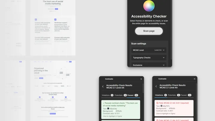 Contrastio Delivers Fast, Reliable Accessibility Checks in Figma