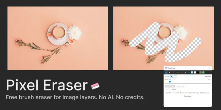 Pixel Eraser Delivers Honest, Local Deletion in Figma