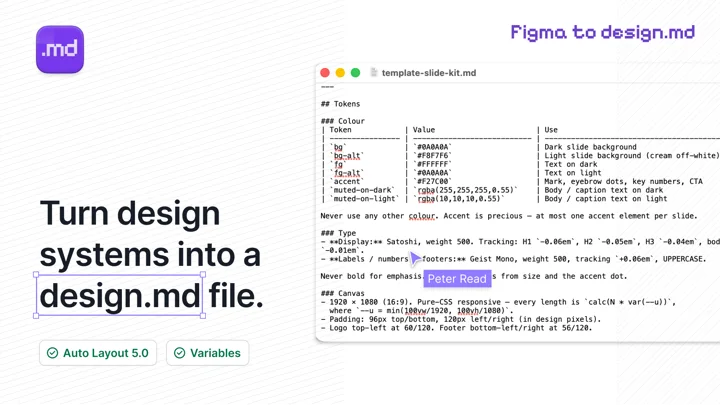 Figma to Design.md Bridges AI and Design Systems Seamlessly