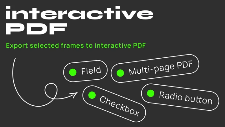 Interactive PDF Export Turns Figma Designs Into Functional Forms