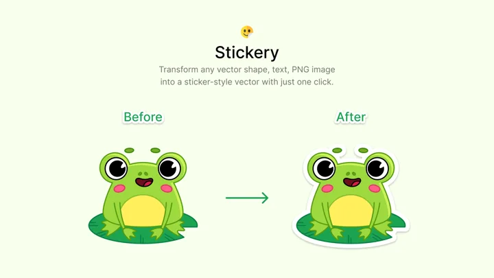 Stickery Turns Any Vector Into a Playful Sticker Instantly