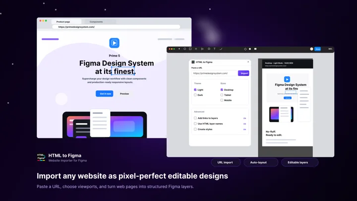 HTML to Figma by Storyship Turns Websites into Polished Layouts Instantly